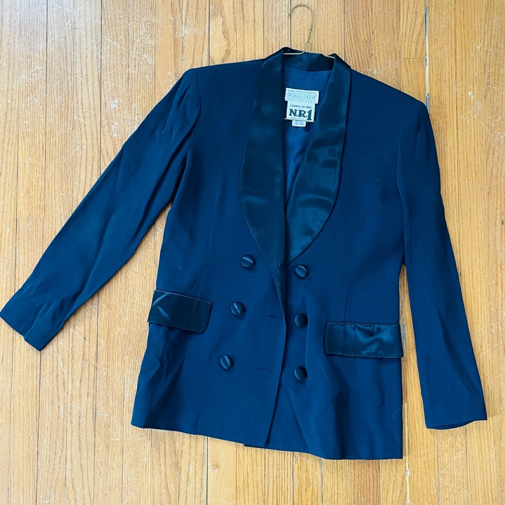 Saks Fifth Avenue Blue & Black Blazer